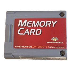 Performance Memory Card for Nintendo 64 - Tested & Works